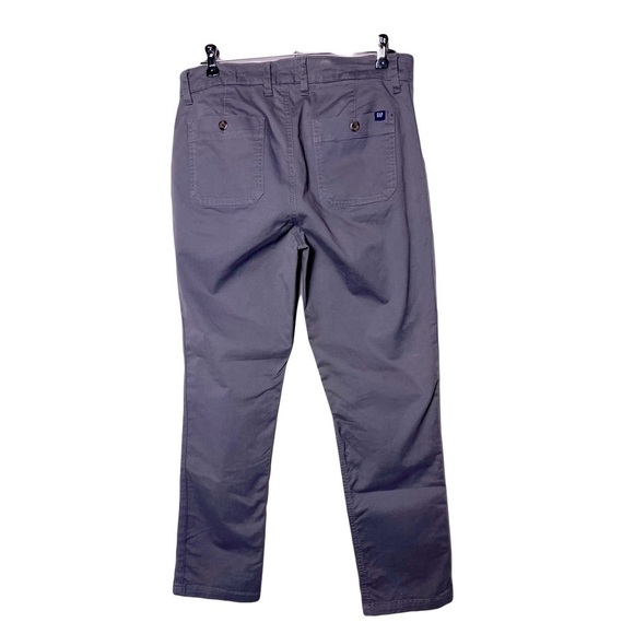 Gap | Gray Relaxed Girlfriend Cotton Chino Pants, Size 6 - Picture 2 of 7